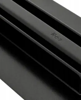 Sprchovacie kúty REA - Lineárne odtokový žľab Neo Slim 1000 Pro čierny REA-G8904