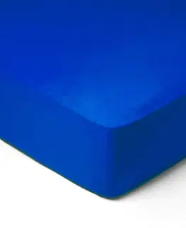 Plachty Forbyt, Prestieradlo, Jersey, tmavo modrá 180 x 200 cm