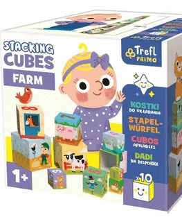 Puzzle Trefl Primo Edukatívne skladacie kocky Farma