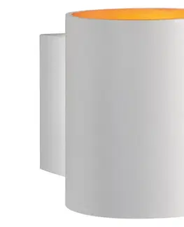 Svietidlá  Nástenné svietidlo SQUALLA TUBA 1xG9/50W/230V biela/zlatá 