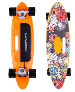 Elektrické skateboardy a longboardy Elektrický longboard WORKER Smuthrider čierno-oranžová