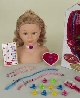 Hračky bábiky KLEIN - Česacia hlava s doplnkami