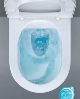 Záchody DURAVIT - ME by Starck Závesné WC s doskou SoftClose, Rimless, HygieneGlaze, biela 45790920A1