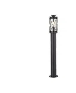 Záhradné lampy Wofi Wofi 12236 - Vonkajšia lampa DELIAN 1xE27/10W/230V IP54 80,5 cm 
