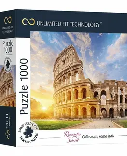 Hračky puzzle TREFL - Prime puzzle 1000 UFT - Romantický západ slnka: Koloseum v Ríme, Taliansko