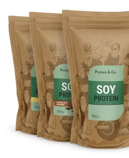 Športová výživa Protein & Co. Sójový proteín ochutený – 1 kg Zvoľ príchuť: Vanilla dream