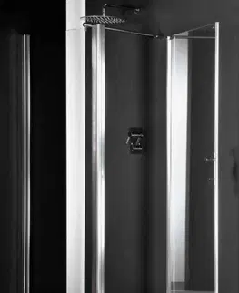 Sprchovacie kúty HOPA - Sprchové dvere DOMUS 66-69, - FARBA rámu - Chróm / Leštený hliník (ALU), Rozmer A - 70, Rozmer C - 190, Smer zatvárania - Pravé (DX), Výplň - Číre bezpečnostné sklo - 6 mm BQDO200DXC