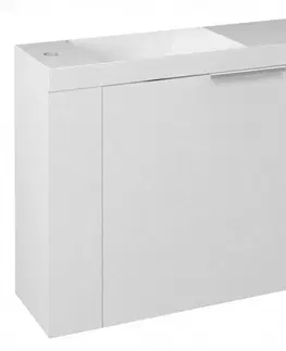 Kúpeľňa SAPHO - LATUS VI umývadlová skrinka 50x50x22cm, ľavá, biela (55835) LT615-3030