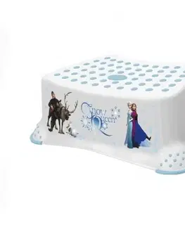 Stolčeky Keeeper Stupínek k WC/umyvadlu Frozen, bílá