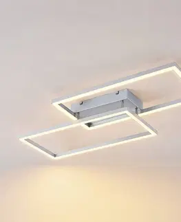 Stropné svietidlá Lucande Lucande Muir stropné LED, obdĺžniky