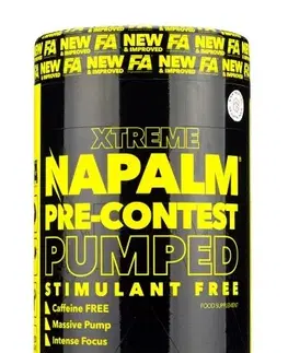 Práškové pumpy Xtreme Napalm Pumped Stimulant Free - Fitness Authority 350 g Lychee