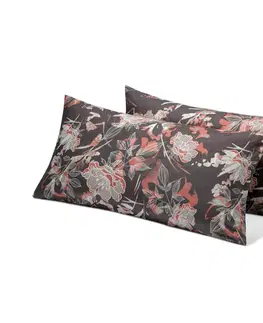 Pillowcases & Shams Obliečky na vankúš z renforcé, 2 ks, hnedosivé