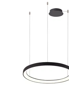 Svietidlá Azzardo Azzardo -LED Stmievateľný luster na lanku AGNES LED/48W/230V pr. 58 cm čierna 