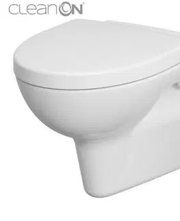 Záchody DEANTE Podstavný rám, pre závesné WC misy bez tlačidla + WC CERSANIT CLEANON PARVA + SEDADLO CST_WC01 X PA1