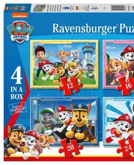 Hračky puzzle RAVENSBURGER - Labková patrola 4 v 1