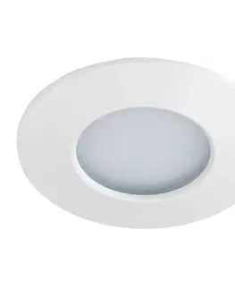 Zapustené svietidlá Briloner LED vstavané svietidlo Pripevnite stmievanie, biele, IP44