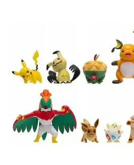Drevené hračky Súprava figúrok Pokémon, 8 ks