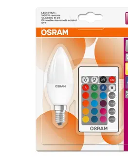 LED osvetlenie Osram LED RGBW Stmievateľná žiarovka STAR E14/4,5W/230V 2700K + DO – Osram 