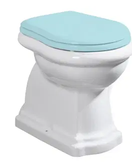 Záchody KERASAN - RETRO WC misa 38,5x59cm, spodný odpad, biela 101001