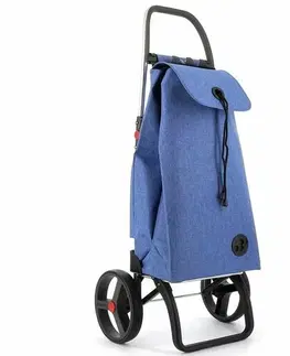 Nákupné tašky a košíky Rolser Nákupná taška na kolieskach I-Max Tweed 2 Logic RSG, modrá
