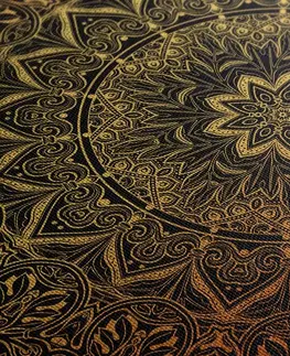 Obrazy Feng Shui Obraz zlatá orientálna Mandala