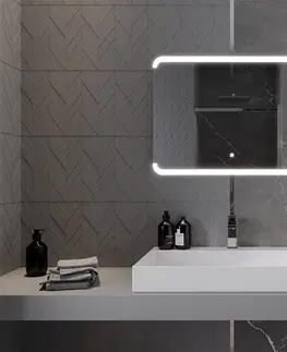 Kúpeľňa MEXEN - Nida zrkadlo s osvetlením 80 x 60 cm, LED 600 9806-080-060-611-00