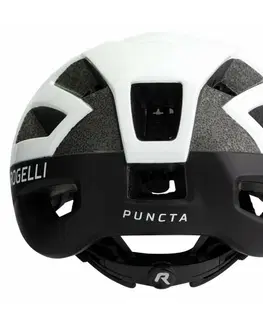 Cyklistické helmy Helma Rogelli punctata, čierna-biela ROG351055