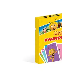 Hračky spoločenské hry - hracie karty a kasíno RAPPA - Karty Kvarteto - Včielka Maja