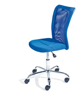 Kancelárske kreslá a stoličky Kancelárska stolička BONNIE modrá