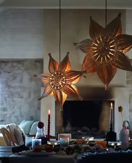Vianočné svetelné hviezdy PR Home PR Home Agnes dekoratívna hviezda z prírodných vlákien Ø 58 cm