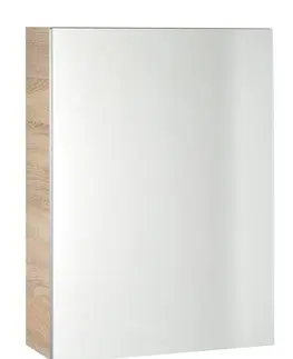 Kúpeľňový nábytok AQUALINE - VEGA galérka 50x70x18cm, dub platin VG850