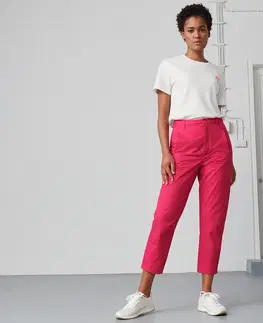 Pants Tkané nohavice, ružové