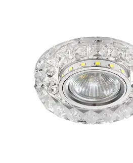 LED osvetlenie Luxera LUXERA  - Podhľadové svietidlo CRYSTALS 1xGU10/50W/230V + LED STRIPE 