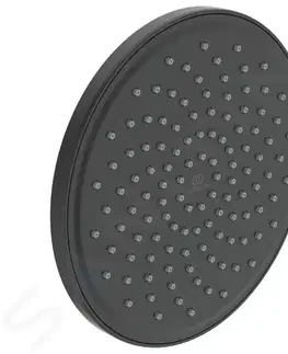 Sprchy a sprchové panely IDEAL STANDARD - Idealrain Hlavová sprcha, priemer 200 mm, čierna BD140XG