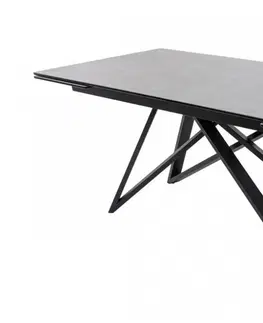 Jedálenské stoly Rozkladací jedálenský stôl IOLA Dekorhome Grafit