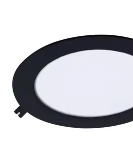 Svietidlá Rabalux Rabalux 71227 - LED Podhľadové svietidlo SHAUN LED/18W/230V pr. 22 cm čierna 