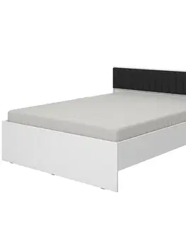 Dvojlôžkové postele Posteľ Varadero Plus betón/biela 160x200 11011620