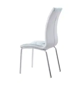 Stoličky Jedálenská stolička, mentolová/chróm, GERDA NEW