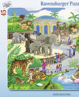 Hračky puzzle RAVENSBURGER - Návšteva V Zoo 30-48D