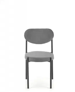 Jedálenské stoličky a kreslá Jedálenská stolička K509 Halmar Sivá