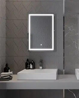 Kúpeľňa MEXEN - Miko zrkadlo s osvetlením 50 x 70 cm, LED 600 9819-050-070-611-00