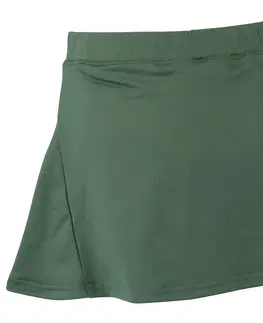 hokej Dievčenská sukňa na pozemný hokej FH500 zelená