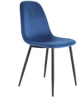 Čalúnené stoličky Stolička Billy Dc-4724 Navy Blue