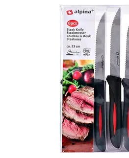 Kuchynské nože MAKRO - Nože steakové 6ks