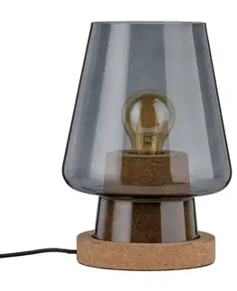 Stolové lampy Paulmann Paulmann Iben sklenená stolná lampa