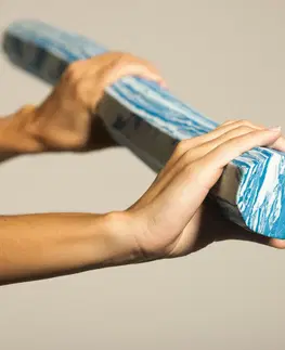 vodné športy Penový slíž na cvičenie vo vode 120 cm modrý