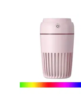 Svietidlá  LED RGB Zvlhčovač vzduchu 300 ml LED/2W/5V ružová 