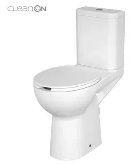 Kúpeľňa CERSANIT - WC KOMPAKTNÉ ETIUDA NEW CLEANON 010 3 / 6L Invalidný K11-0221