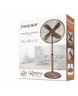 Ventilátory BEPER VE150 stojanový kovový ventilátor RETRO, pr. 45 cm