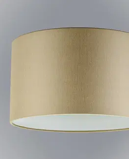 Moderné lampy do obývačky Tienidlo valček 9701 Olivový D40